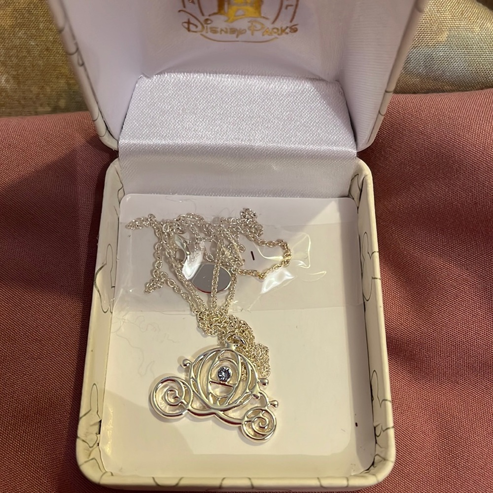 Disney Park Cinderella coach Necklace